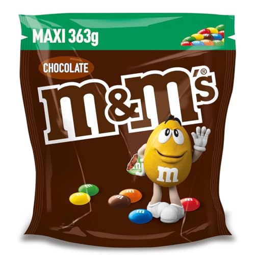 M&M'S Chocolate, Schokolinsen mit bunter Zuckerhülle, Schokolade, 1 Packung (1 x 363g) von M&M'S