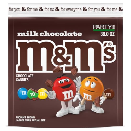 M&M'S Milchschokolade, Süßigkeiten, 1,2 l, Partygröße M&M'S Milchschokolade, Süßigkeiten, 1,2 l, Partygröße von M&M'S
