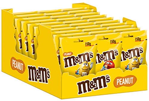 M&M'S | Peanut | Schokolinsen mit Erdnusskern | 30 Packungen (30 x 150 g) von M&M'S