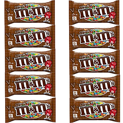 M&M'S Schokoladentüten 10 x 45g Original von M&M'S