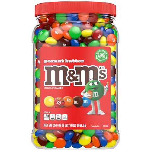 M&M'S Peanut Butter - Erdnussbutter Chocolate Candy USA, 55 oz - 1,559 kg von M&M'S