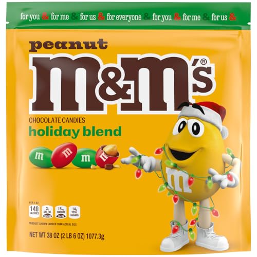 Wlife Holiday Peanut Chocolate Christmas Candy Party Size, 38-Ounce Bag von M&M'S