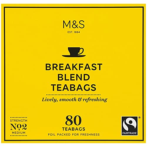 M&S Breakfast Blend 80 Teebeutel Fairtrade Marks & Spencer M&S Breakfast Blend 80 Teebeutel Fairtrade Marks & Spencer von qdwq-US