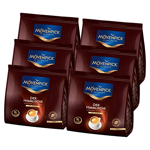 Mövenpick DER HIMMLISCHE 6x16 Kaffeepads á 112g (672g) - Premium Kaffee, 96 Pads von Mövenpick