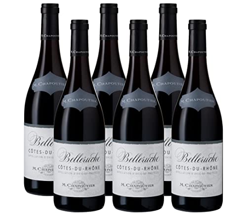 Chapoutier M. Cotes du Rhone AOC trocken - Trockener, aromatischer Rotwein aus Frankreich (6 x 0,7l) von Chapoutier