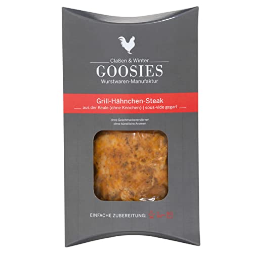 Goosies | sous-vide gegartes Grill-Hähnchensteak | 220g von Goosies