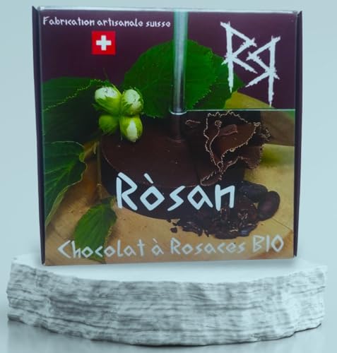 ROSAN feinste Schweizer Pralinen-Schokolade DUNKEL aus edler Kakaomasse 64% 212g von MAAJ