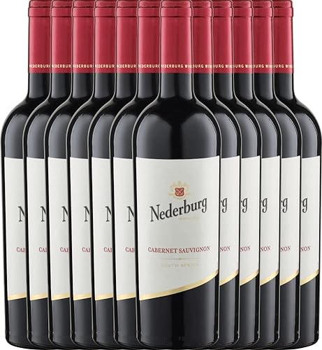 1791 Cabernet Sauvignon Nederburg Rotwein 12 x 0,75l VINELLO - 12 x Weinpaket inkl. kostenlosem VINELLO.weinausgießer von MACK & SCHÜHLE AG