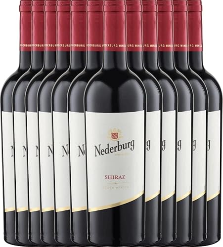 1791 Shiraz von Nederburg Rotwein 12x 0,75l 2022 VINELLO - 12er - Weinpaket inkl. kostenlosem VINELLO.weinausgießer von MACK & SCHÜHLE AG