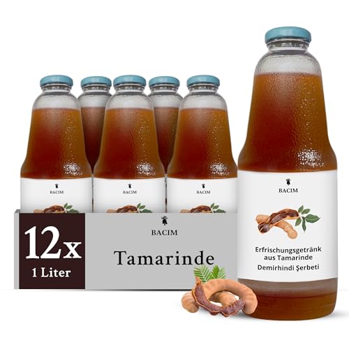 Madame Cheri Tamarindengetränk 12 x 1 l – Erfrischungsgetränk aus Tamarinde, Traubensaft & Gewürzen – Natürliches Fruchtsaftgetränk ohne Zuckerzusatz – Mit intensiv fruchtigem Geschmack von MADAME CHÊRI