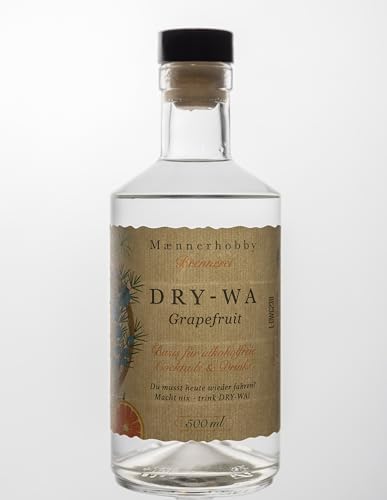 DRY-WA Alkoholfreier Gin | Mit Grapefruit-Geschmack | Ideal als Mixer | 500ml von MAENNERHOBBY
