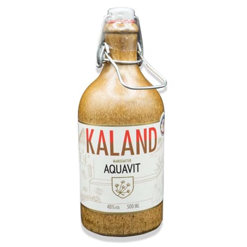KALAND Aquavit | Manufakur-Produkt | gelagert in Rumfass | 40% vol I 500 ml von MAENNERHOBBY