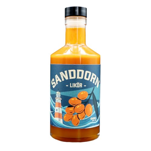 Sanddornlikör mit echter Frucht | 20% vol | mit frisch gepresstem Saft | 500 ml Sanddornlikör mit echter Frucht | 20% vol | mit frisch gepresstem Saft | 500 ml von MAENNERHOBBY