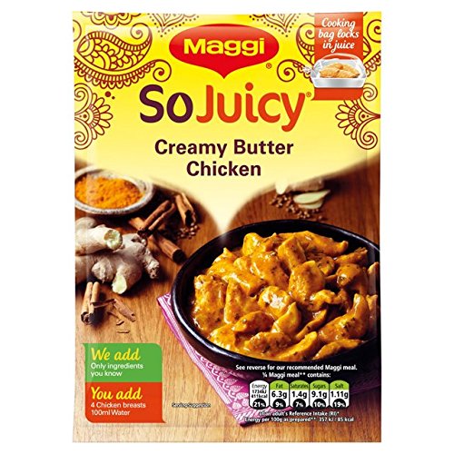 Maggi So Juicy Creamy Butter Hühnermischung, 46 g, 12 Stück von Maggi