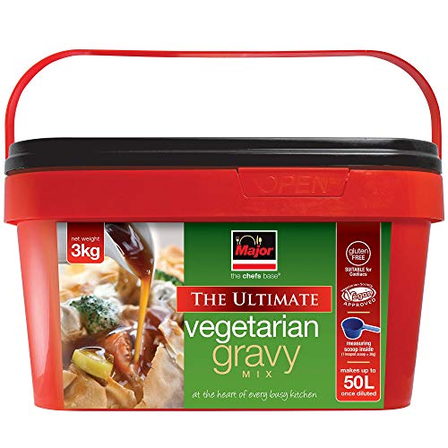 Major Gluten Free Vegetable Gravy Mix - Pack Size = 1x3kg Major Gluten Free Vegetable Gravy Mix - Pack Size = 1x3kg von MAJOR