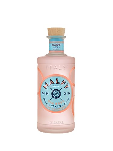 Malfy Gin Rosa – Super Premium Gin aus Italien mit Pink Grapefruit und Rhabarber – 41 % Vol – 1 x 0,7L von Malfy