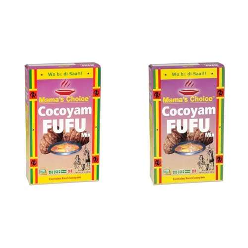 MAMA'S CHOICE - Cocoyam Mehl (Fufu), (1 X 624 GR) (Packung mit 2) von MAMA'S CHOICE