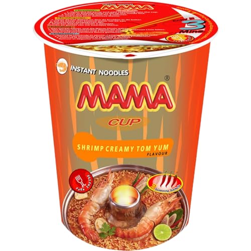 MAMA - Instant Cup Nudeln Garnelen Sahnig - Multipack (16 X 70 GR) von MAMA