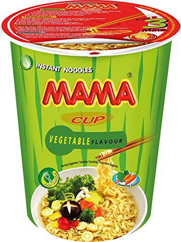 MAMA - Instant Cup Nudeln Gemüse, 16er pack (16 X 70 GR) von MAMA