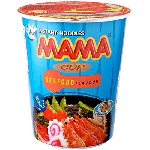 MAMA - Instant Cup Nudeln Seafood - 16 X 70 GR - Multipack von MAMA