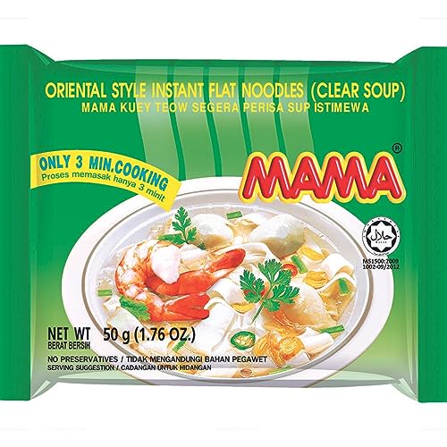 MAMA - Instant Flach Reis Nudeln Klar Suppe - Multipack (30 X 50 GR) von MAMA