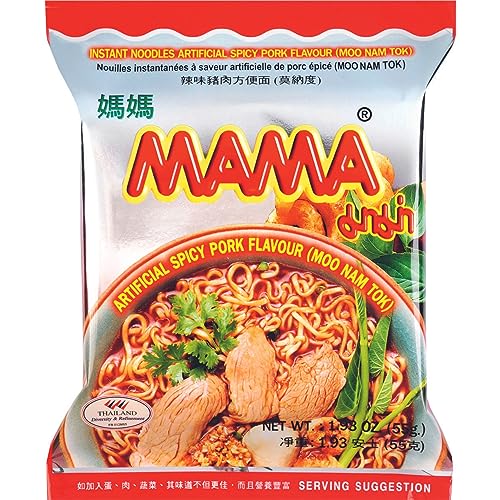 MAMA - Instant Nudeln Moo Nam Tok (1 X 55 Gram) von MAMA