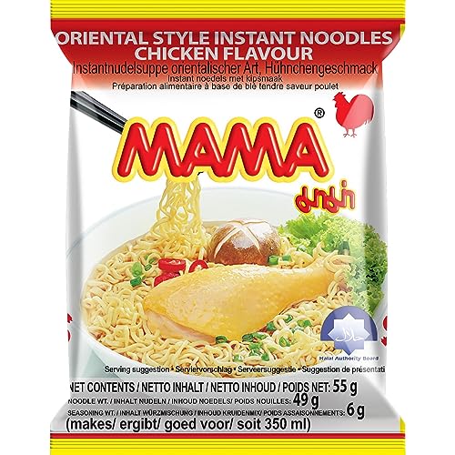 MAMA - Instant Nudeln Hühn, 30er pack (30 X 55 GR) von MAMA