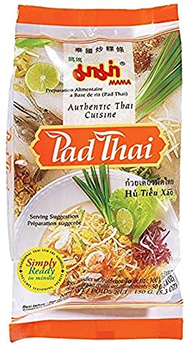MAMA Reisnudeln Pad Thai – Reisnudeln orientalischer Art – Authentisch thailändisch kochen – 3 x 150 g MAMA Reisnudeln Pad Thai – Reisnudeln orientalischer Art – Authentisch thailändisch kochen – 3 x 150 g von MAMA