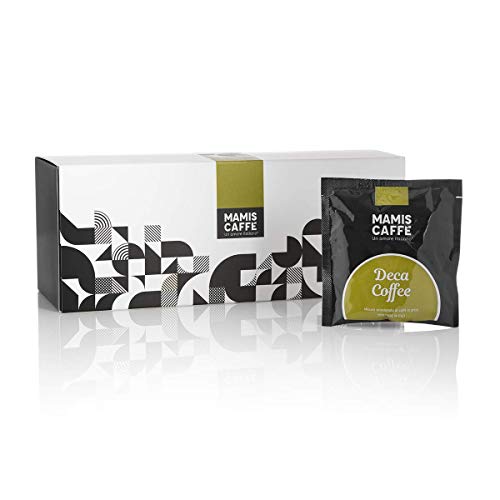 Mamis Caffè Deca Kaffee (15X7gr) - Arabica ganze Bohnen - entkoffeinierter - leichte Röstung mit nussig-schokoladigen Geschmack - Espressobohnen mit mildem Aroma - in Südamerika angebaute Kaffeebohnen von MAMIS CAFFÈ Un amore italiano