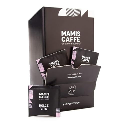 Mamis Caffè Dolce Vita (150X7gr) - Ganze Espressobohnen Mittel Gerösteter Kaffee mit leichter Süße - Italienischer Espresso mit dicker Crema - Perfekt als Cappuccino oder Latte Macchiato von MAMIS CAFFÈ Un amore italiano