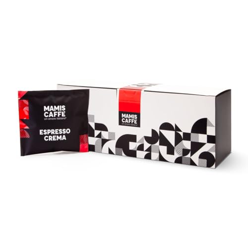 Mamis Caffè Espresso Crema (15X7gr) - Ganze Kaffee-Arabica/Robusta-Bohnen - Vollmundiger italienischer Espresso mit dicker Crema - Mittel Gerösteter Kaffee - Schoko-Aroma & leicht süßer Geschmack von MAMIS CAFFÈ Un amore italiano