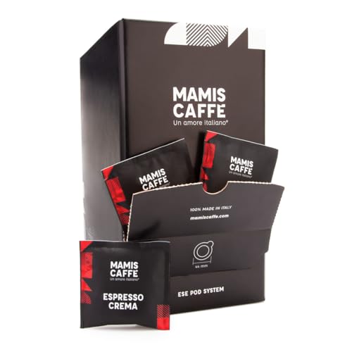 Mamis Caffè Espresso Crema (150X7gr) - Ganze Kaffee-Arabica/Robusta-Bohnen - Vollmundiger italienischer Espresso mit dicker Crema - Mittel Gerösteter Kaffee - Schoko-Aroma & leicht süßer Geschmack von MAMIS CAFFÈ Un amore italiano