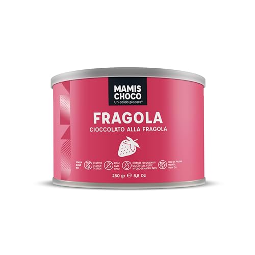 Mamis Caffè Trinkschokolade mit Erdbeer-Yoghurt-Geschmack (250 Gramm). Italienische Trinkschokolade für heißen oder kalten Trinkgenuß. von MAMIS CAFFÈ Un amore italiano