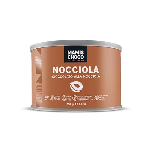 Mamis Caffè Trinkschokolade mit Haselnuss-Geschmack (250 Gramm). Italienische Trinkschokolade für heißen oder kalten Trinkgenuß. von MAMIS CAFFÈ Un amore italiano