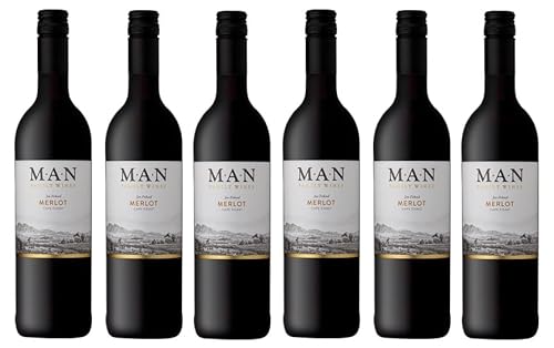 6x 0,75l - MAN Family Wines - Jan Fiskaal - Merlot - Coastal Region W.O. - Südafrika - Rotwein trocken von MAN Family Wines