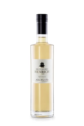 Alte Marille - Milde Marille - holzfass gereift - Milder Obst-Schnaps - Spirituose - Brennerei Henrich 38% vol (Alte Marille, 1 x 0,7 L) von MANDARINA