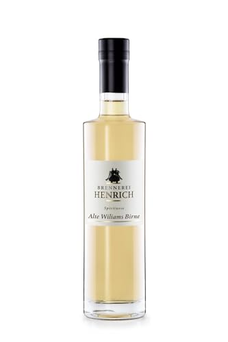 Alte Williams Birne - Milde Williams - holzfass gereift - Milder Obst-Schnaps - Spirituose - Brennerei Henrich - 38% vol (Alte Williams Birne, 1 x 0,7 L) von MANDARINA
