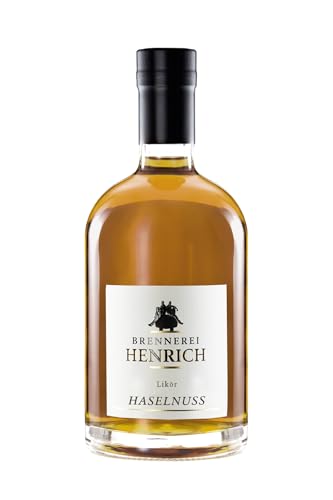 Haselnuss Likör 20% vol - 0,5 L - Brennerei Henrich - Handcrafted - Haselnuss Schnaps - Hazelnut Liqueur von MANDARINA