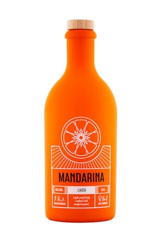 Mandarina Gin-Likör 25% Vol. 0,5l | mit 11 Botanicals wie Mandarine, Orange, Limette, Wacholder... handcrafted Citrus Gin Liqueur von MANDARINA