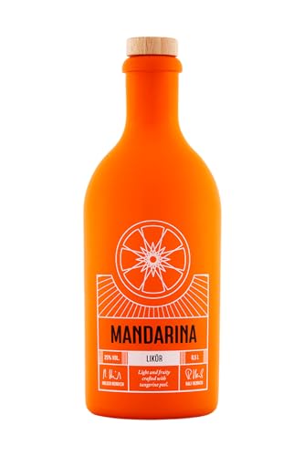 Mandarina Gin-Likör 25% Vol. 0,5l - mit 11 Botanicals wie Mandarine, Orange, Limette, Wacholder... handcrafted Citrus Gin Liqueur Mandarina Gin-Likör 25% Vol. 0,5l - mit 11 Botanicals wie Mandarine, Orange, Limette, Wacholder... handcrafted Citrus Gin Liqueur von MANDARINA
