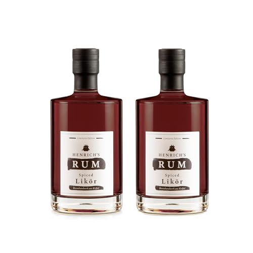 Spiced Rum Likör 32% vol | leicht kräutrig, etwas Ingwer, spiced | traditionelle Familienbrennerei | handcrafted Rum liqueur (Spiced Rum Likör - 2 x 0,5 L) von MANDARINA