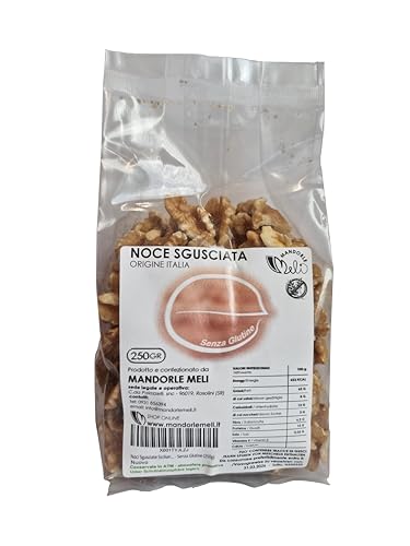 Sizilianische Walnusskerne - Trockenfrüchte, reich an Vitaminen und Ballaststoffen - Glutenfrei (250g) von MANDORLE MELI