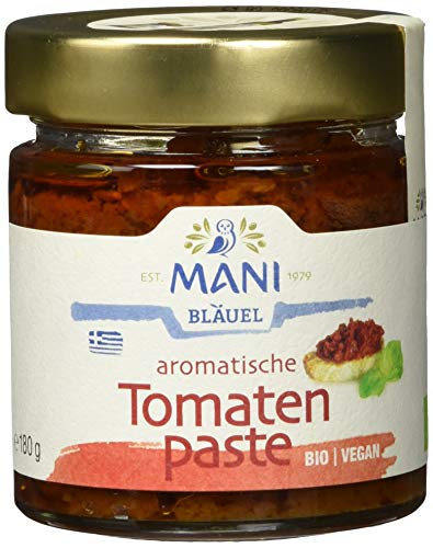MANI ΜΑΝΙ Tomatenpaste, bio, 2er Pack (2 x 180 g) von MANI