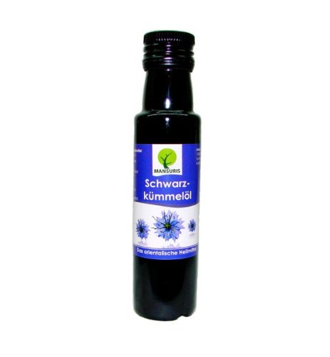 Bio Schwarzkümmelöl kaltgepresst aus Ägypten in 250 ml Glasflasche - 100 % reines und naturbelassenes Schwarzkümmel Öl, Feinkost Kümmelöl aus vollreifer Saat Bio Schwarzkümmelöl kaltgepresst aus Ägypten in 250 ml Glasflasche - 100 % reines und naturbelassenes Schwarzkümmel Öl, Feinkost Kümmelöl aus vollreifer Saat von MANSURIS