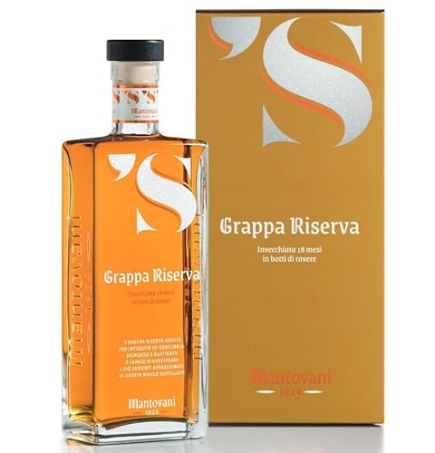 S MANTOVANI GRAPPA RISERVA INVECCHITA 18 MONATE 70 CL S MANTOVANI GRAPPA RISERVA INVECCHITA 18 MONATE 70 CL von MANTOVANI