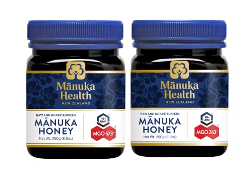 Manuka Health Honig MGO 550+ (250g), 109US & - Manuka Honig MGO 250+ (250 g) - 100% Pur aus Neuseeland mit zertifiziertem Methylglyoxal Gehalt von Manuka Health