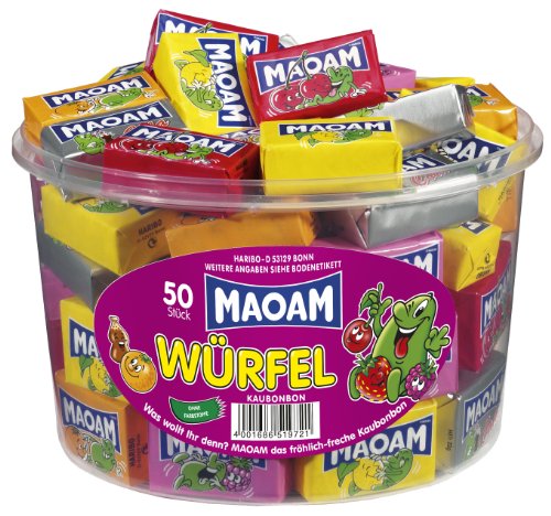 Maoam Runddose 1er (5 Sorten), 1er Pack (1 x 1.1 kg Dose), 71277 von Maoam