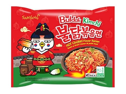 MAOMAO® Samyang 20er Instant Nudeln | 20er Pack Hot Chicken Kimchi 135g von MAOMAO