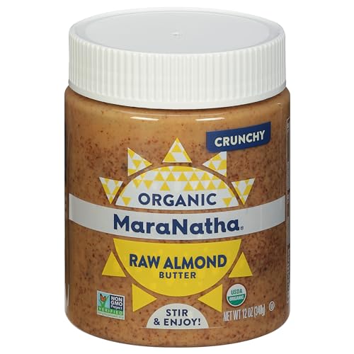 MaraNatha Organic Raw Almond Butter, No Salt, Crunchy, 12oz MaraNatha Organic Raw Almond Butter, No Salt, Crunchy, 12oz von MARANATHA