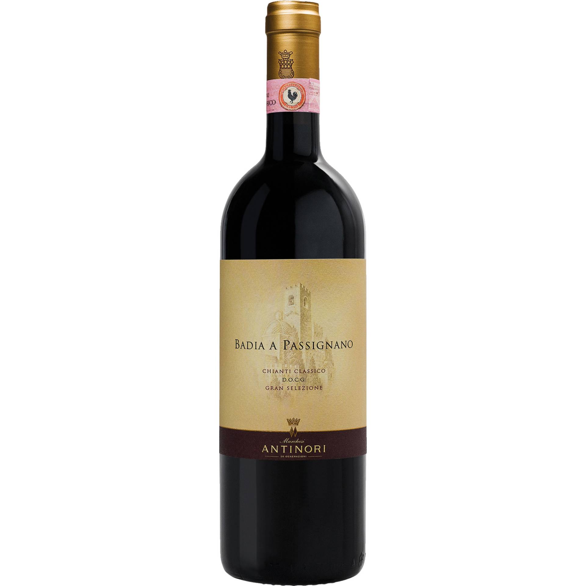 Badia a Passignano Chianti Classico Riserva, Chianti Classico DOCG, Toskana, 2020, Rotwein von MARCHESI ANTINORI S.p.A.,50123,Firenze,Italien